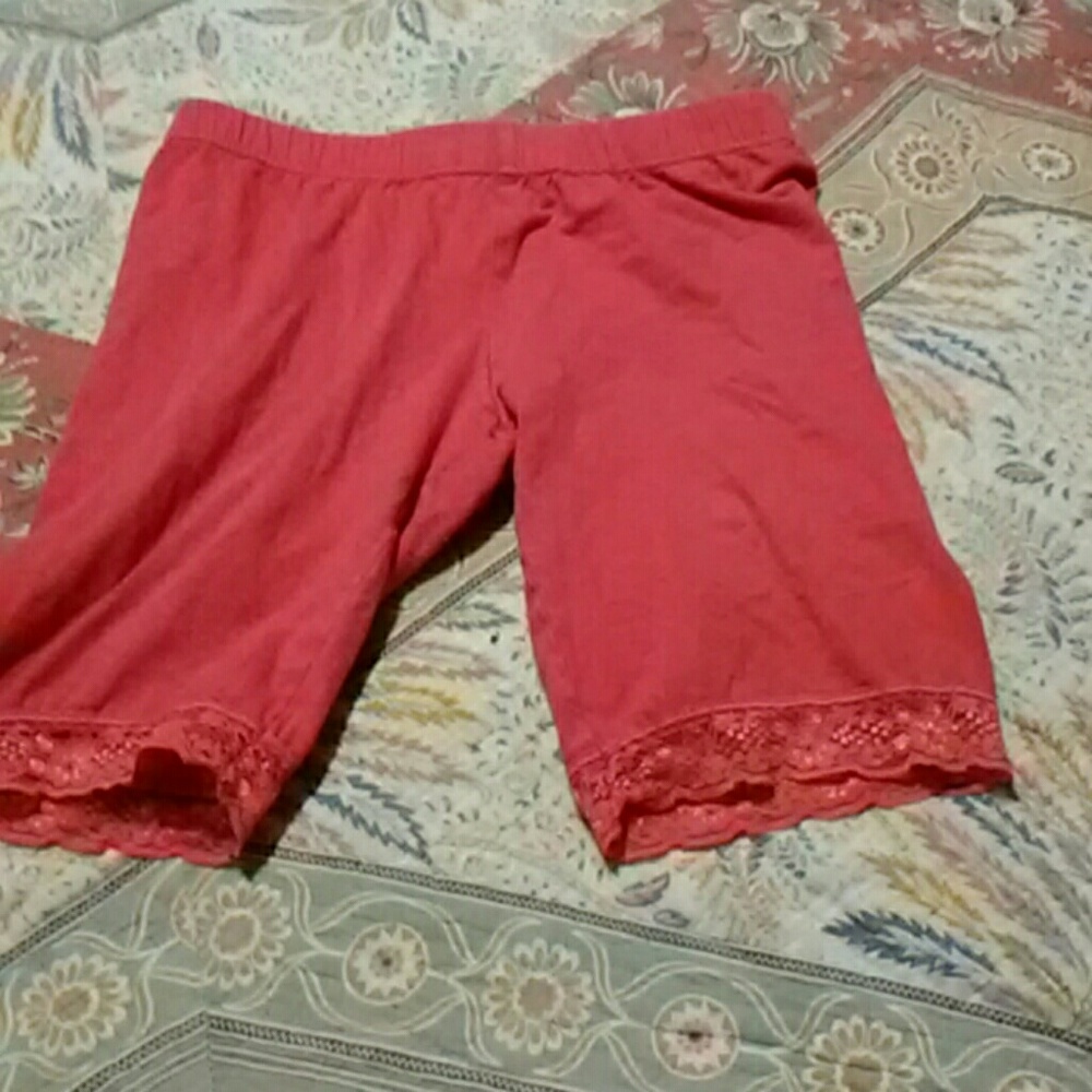 Dot Pink girls capris